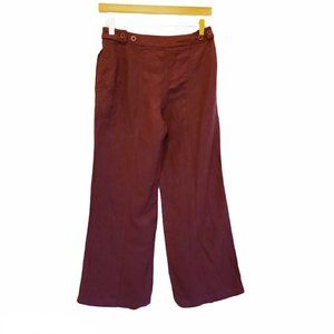 Linen Side Seamed Trousers